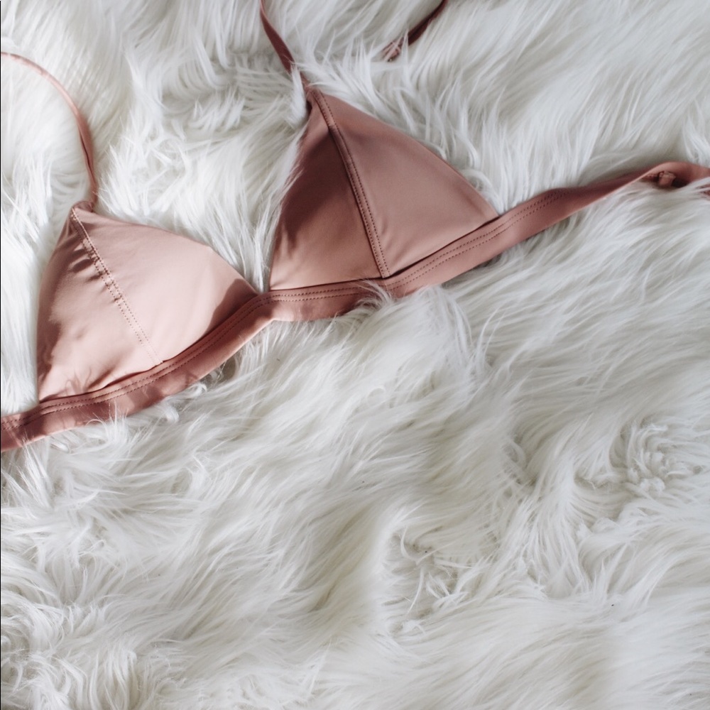 NEW ๐ธ Mauve Baby pink sexy simple chic bikini - Picture 3 of 7